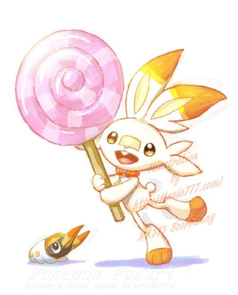 Pokemon Scorbunny By Lusiananami On Deviantart