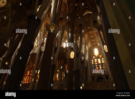 Los Detalles Del Interior De La Bas Lica I Templo Expiatori De La