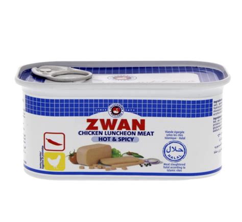 Zwan Chicken Luncheon Meat Hot And Spicy 200g Buy Online At Best Price In Bahrain Dukakeen