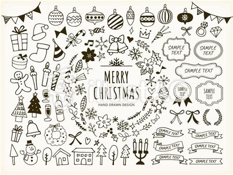 Christmas Hand Drawn Design Elements