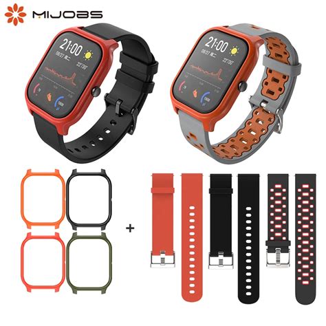 Wrist-Strap-For-Xiaomi-Huami-Amazfit-GTS-Wristband-20mm-Silicone-Bracelet-Case-Cover-Protector ...