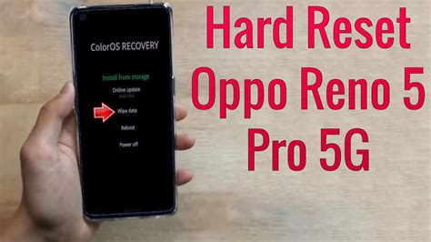 Hard Reset Oppo Reno 5 Pro 5G Factory Reset Remove Pattern Lock