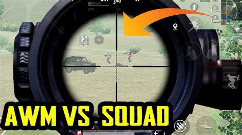 Awm Vs Full Squad In Pubg Mobile Best Awm Kill Gabbar Youtube