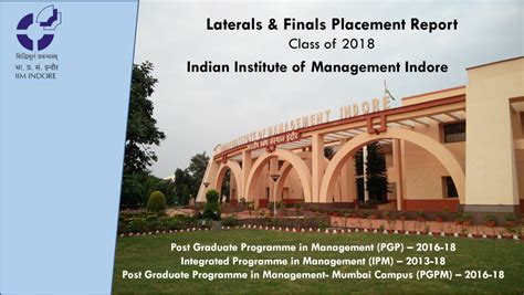 Verifired Iim Indore Placement Report 2018