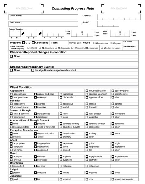 10 Best Images Of Printable Therapy Progress Note Physical Therapy