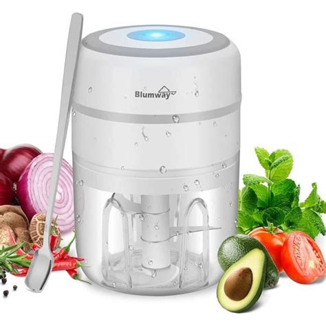 Mini Robot Culinaire Hachoir Ail Lectrique Chargeur Usb Hachoir