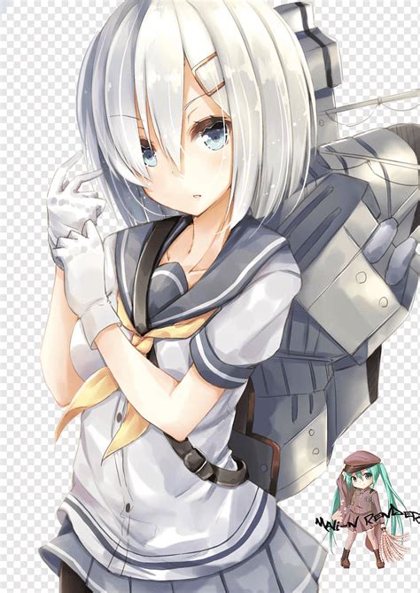 Coleção Kantai Destruidor japonês Hamakaze Art Anime Rendering Anime