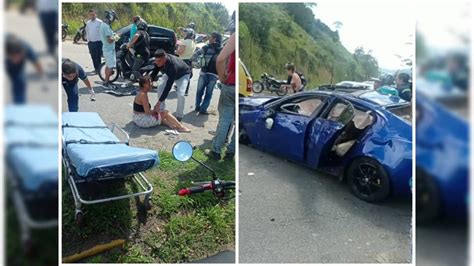 Video Aparatoso Accidente De Tr Nsito En La V A Bucaramanga Gir N