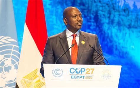 Full Speech President William Ruto Launches African Carbon Markets