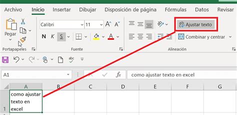 Ajustar Texto En Excel En Una Celda Siempre Excel