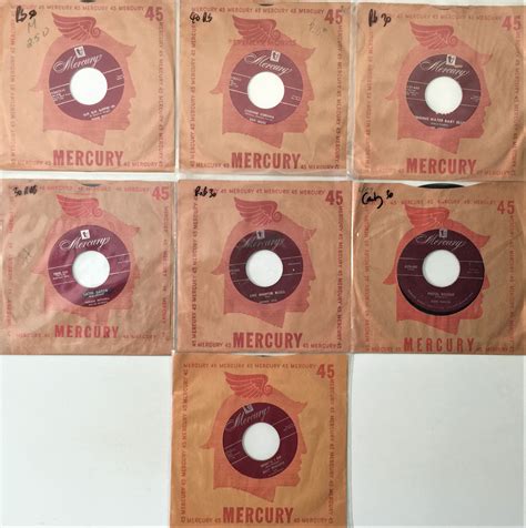 Lot 29 Mercury Red Label 7 Rockabilly Country