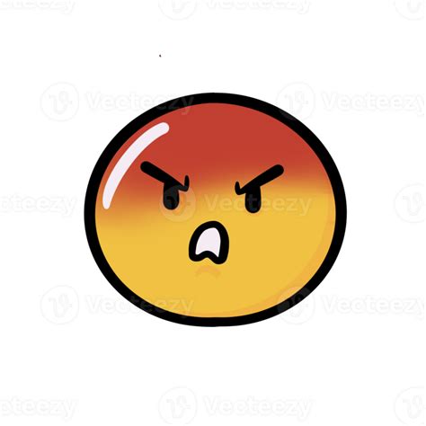 Emoticon Angry Icon 26852680 Png