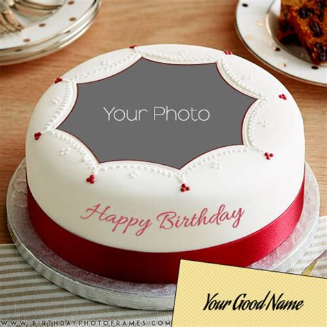 Birthday Cake With Name And Photo Edit Option Want To Write Name On