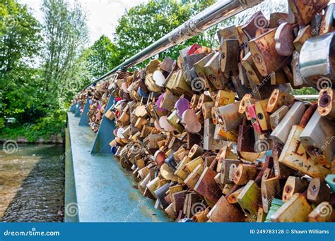 Love Locks Bridge Editorial Stock Photo Image Of Bakewell 249783128