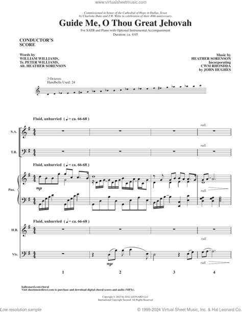 Guide Me O Thou Great Jehovah Sheet Music Complete Collection For