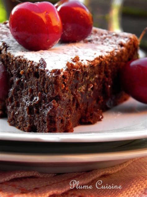 G Teau Chocolat Cerises Au Rhum Gateau Chocolat Recette Gateau