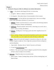 Exam Study Guide Spring Docx Study Guide For Exam Behavioral