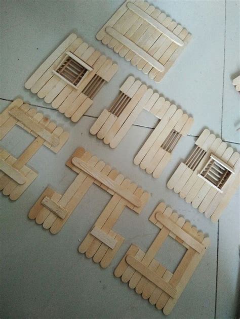 Popsicle Stick Crafts House Popsicle Sticks Craft Stick Crafts