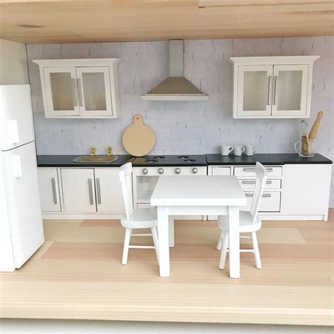 Miniature Dollhouse Kitchen Sets At Louis Lowe Blog