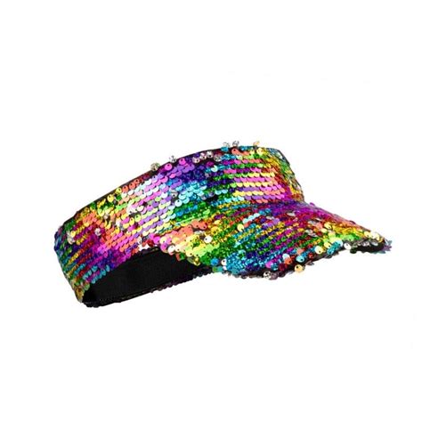 Zonneklep Rainbow Pailetten PartySjiek