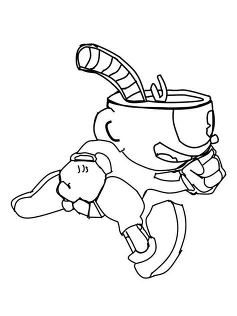 Cuphead Show Coloring Pages Coloring Pages