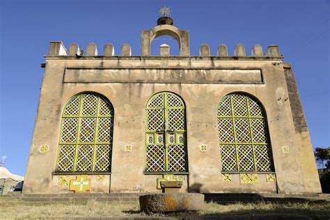 Old Cathedral Of St Mary Of Zion Axum Pictures Geography Im