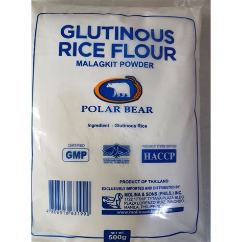 Polar Bear Glutinous Rice Flour 500g Shopee Philippines