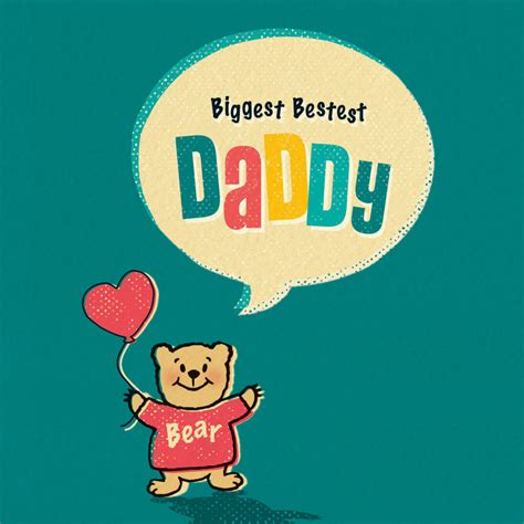 Cute Card For Daddy Daddy Bear The Typecast Gallery