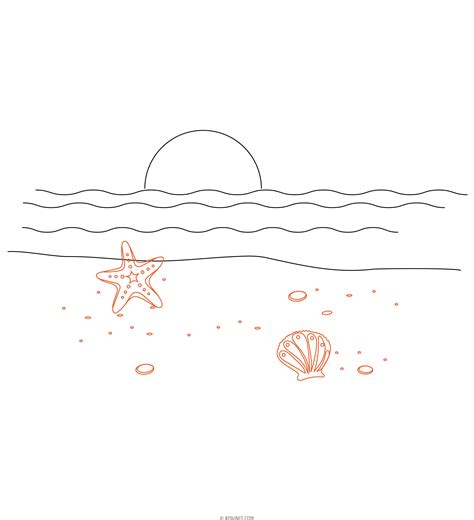 Как нарисовать море поэтапно? 🖌 Рисунки карандашом поэтапно