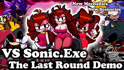 FNF VS Sonic Exe The Last Round Demo New GF Mechanics And