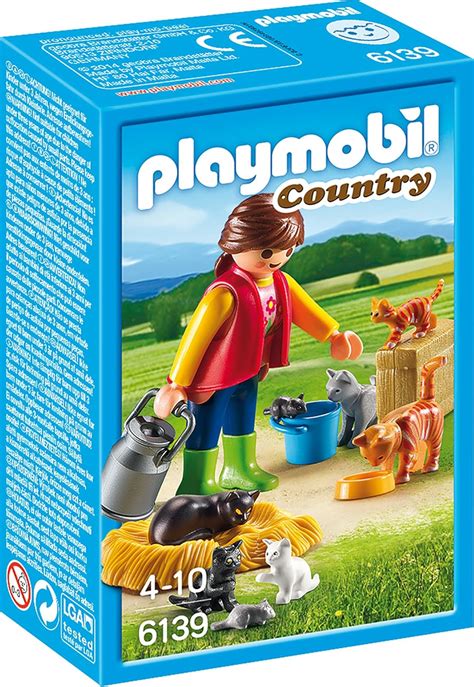 PLAYMOBIL 6139 Donna Con Famiglia Di Gatti Amazon It Giochi E