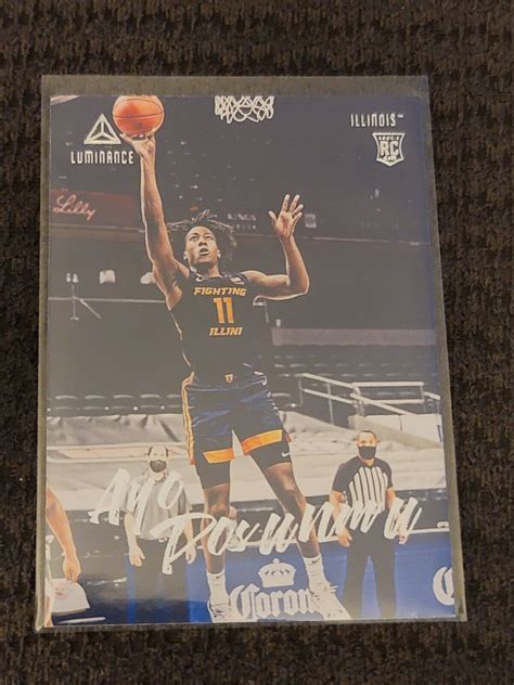 Panini Chronicles Draft Picks Luminance Ayo Dosunmu Ebay