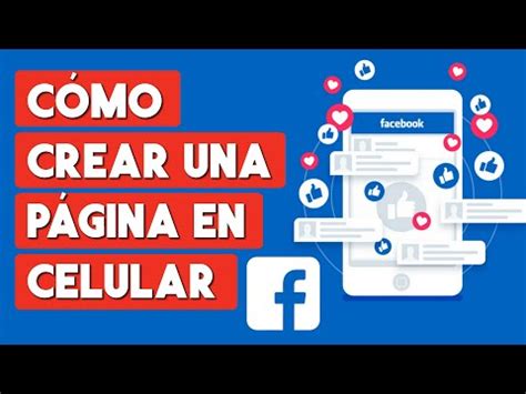 Como Crear Una Pagina En Facebook Desde El Celular Youtube