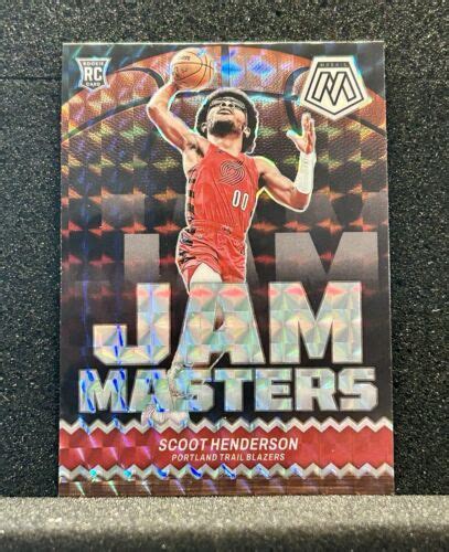 Panini Mosaic Scoot Henderson Rc Jam Masters Silver Mosaic