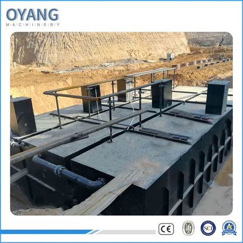 Containerized Mbr Membrane Bioreactor Sewage Treatment Plant For