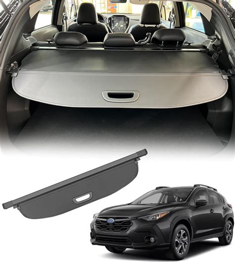 Amazon Salusy Subaru Crosstrek Cargo Cover 2024 Retractable Rear