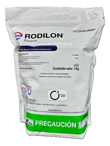 Rodilon Bloque Rodenticida Ratas Ratones Cebo Kg