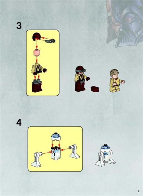 LEGO Instructions For Set 7660 Naboo N 1 Starfighter With Vulture Droid