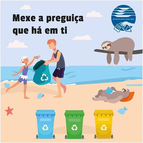 ALP Ajude a Limpar a Praia Cartazes de sensibilização ambiental