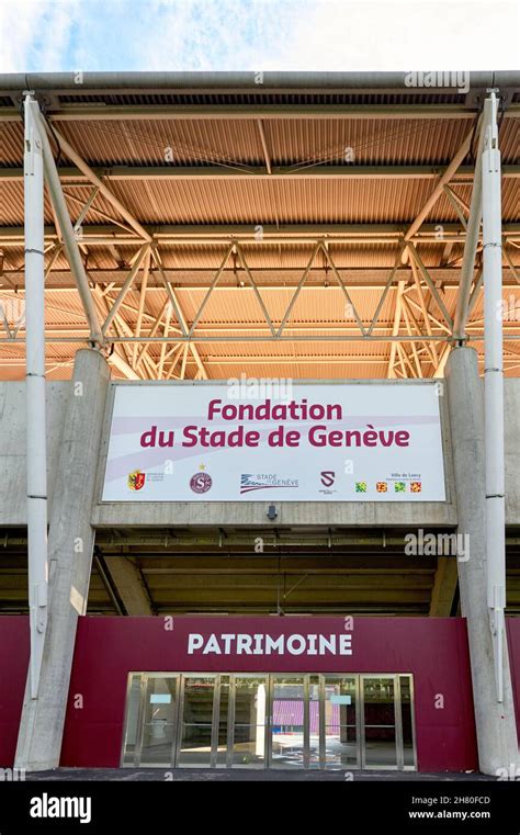 City stadium in Geneve - the official playground of FC Servette Stock ...