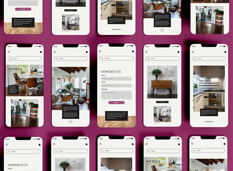 Ui Screens Presentation Mockup Social Media Templates Creative Market