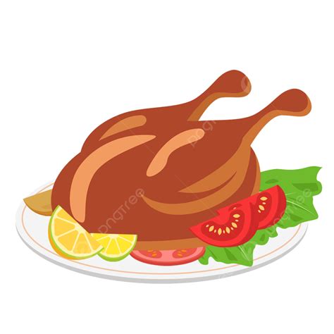 Roasted Chicken Png Picture Delicious Roast Chicken Pattern Elements