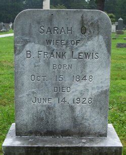 Sarah Q Voorhees Lewis M Morial Find A Grave