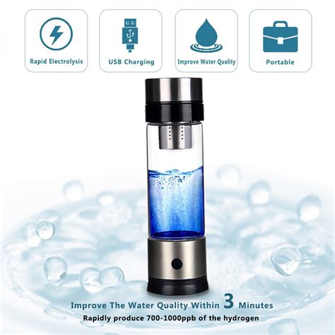 Portable SPE PEM Membrane Hydrogen Cup Rich Water Grandado