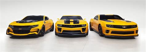 Quatro Camaro ‘Bumblebee’ da franquia Transformers vão a leilão