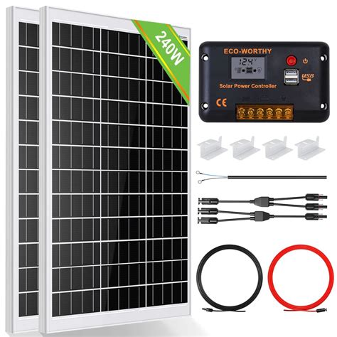 Eco Worthy W Kit Panneau Solaire Consommables Nozzler