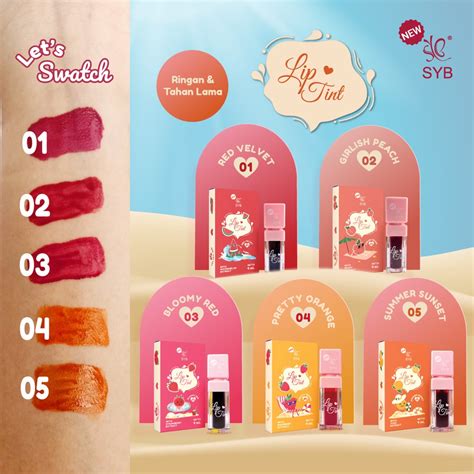 Jual Syb Lip Tint Kissable Lips Cheek Water Gel Lip Tint Ombre Ml