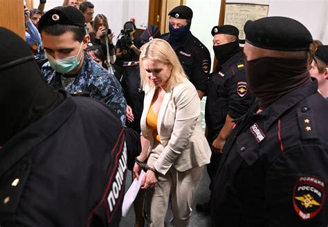 Russian Tv Journalist Marina Ovsyannikova Flees Country