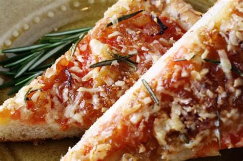 Focaccia With Caramelized Onions Tomato Rosemary Saving Room For