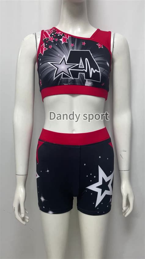 Dandy Buyer Custom Cheerleading Bra And Shorts Sex Cheerleader Costumes Sets Free Design Your